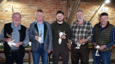 Von links: Gregor Ziegler, Reinhard Höcht, Patrick Mauerer, Norbert Helgert und Hermann Lindner. (Bild: Hermann Lindner)