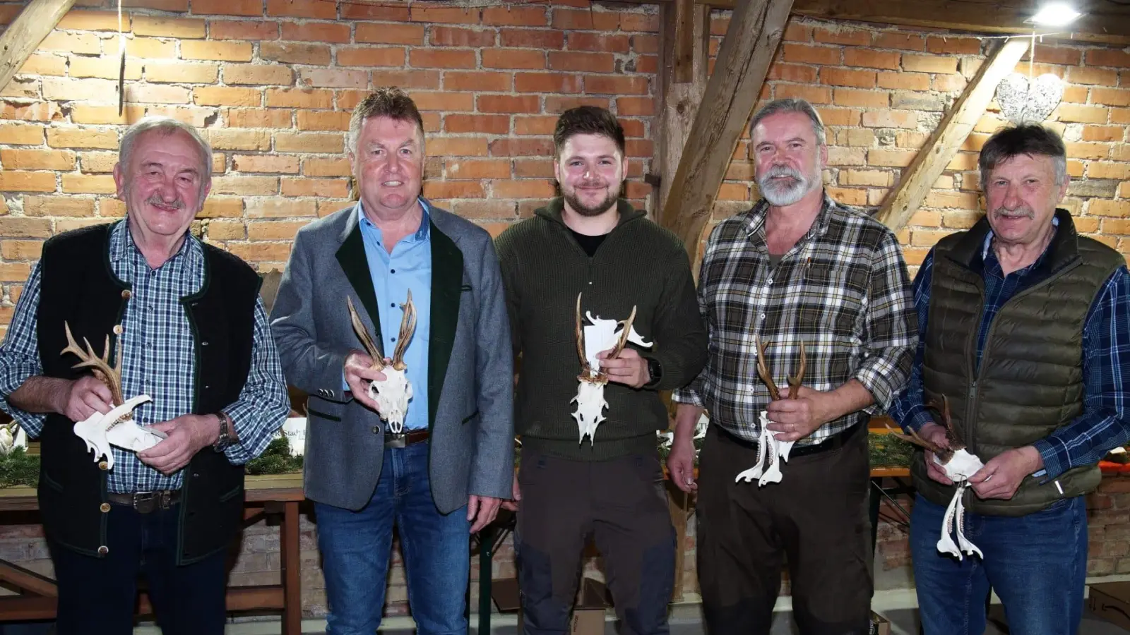 Von links: Gregor Ziegler, Reinhard Höcht, Patrick Mauerer, Norbert Helgert und Hermann Lindner. (Bild: Hermann Lindner)