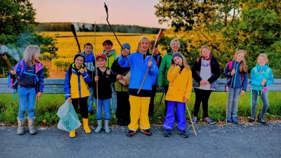 Auf dem Heimweg eines abenteuerlichen Tages in der Natur. (Bild: Verena Porsch)