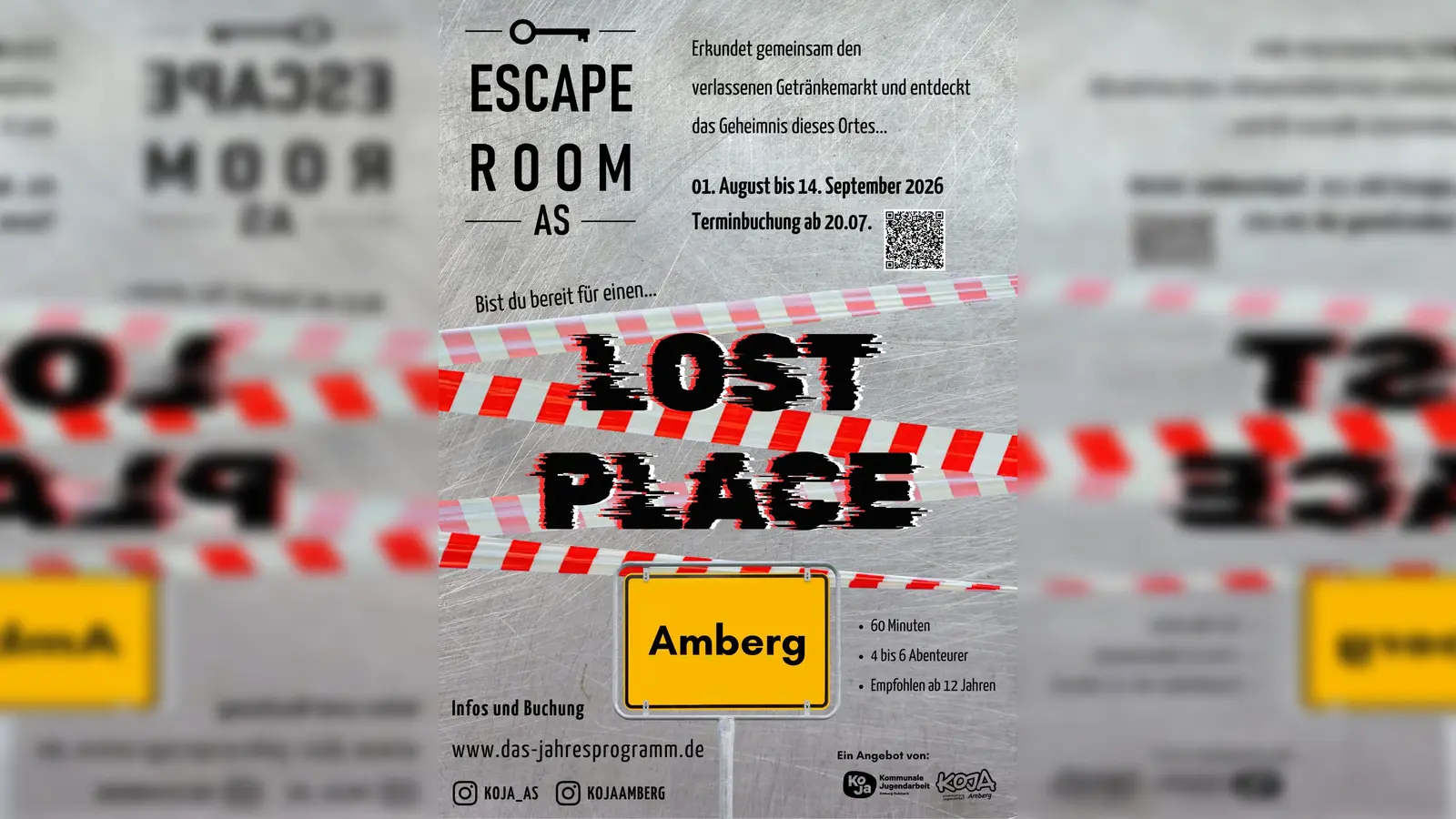 Plakat Escape Room. (Bild: Anita Kinscher)