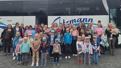Einen tollen Tag verbrachte ein Bus des Rings junger Landfrauen in Eibenstock. (Bild: Eva Gleißner)