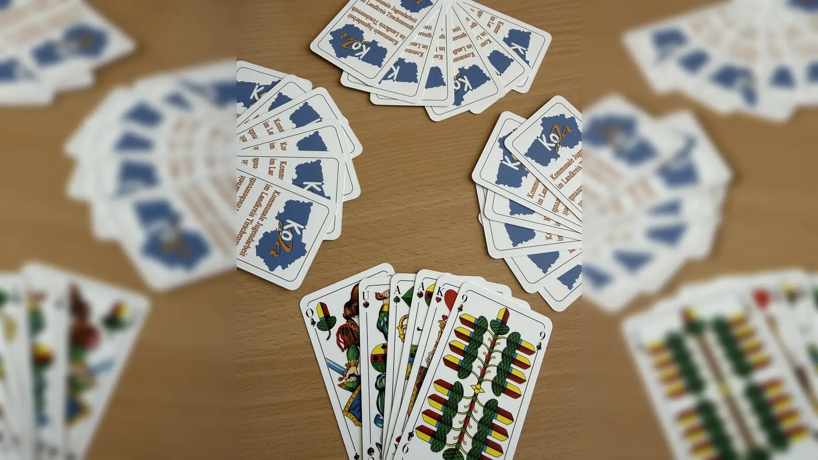 Koja-Schafkopfkarten. (Bild: Rainer Seidel)