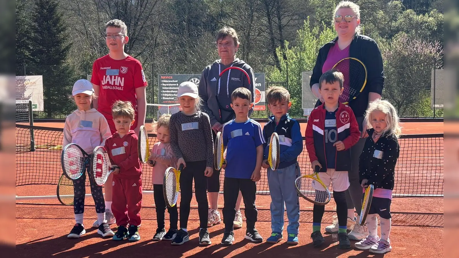 Schnuppertraining beim TC Windischeschenbach. (Bild: Herbert Merther)