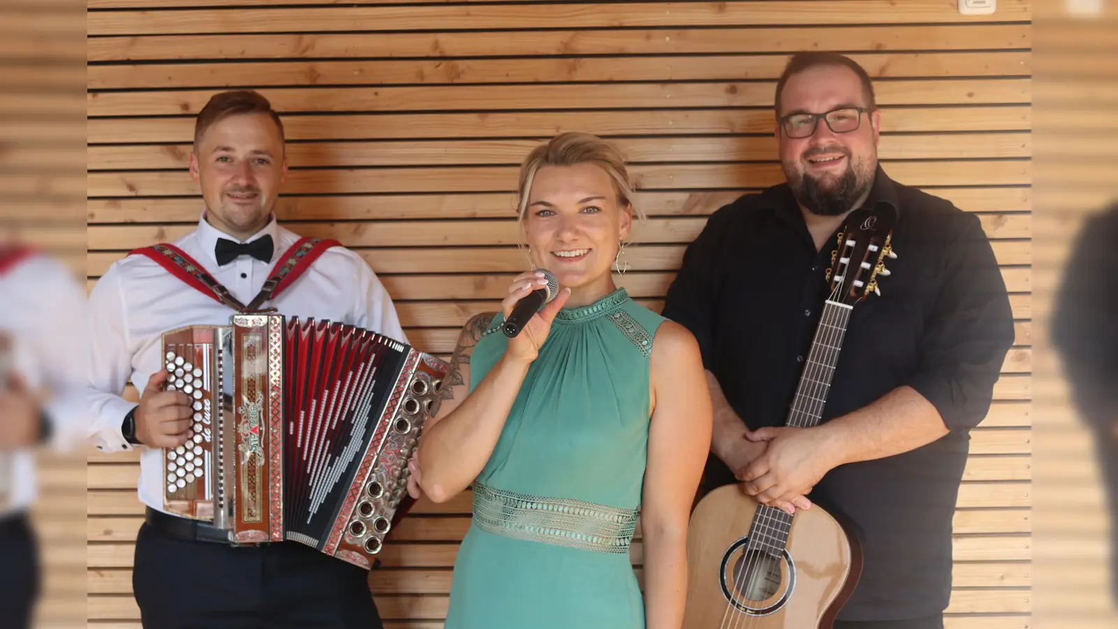 Die Austropop Band Saitenwind v.l. Florian Vitus Schönberger, Marion Weißmeyer, Thorsten Horn (Bild: Horn Thorsten)
