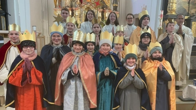 Sternsinger aus Kirchendemenreuth (Bild: Luisa Maier)