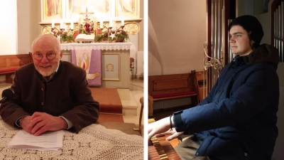 Texte: Dieter Radl, Orgelspiel: Emil Radl. (Bild: Gerda Stollner)