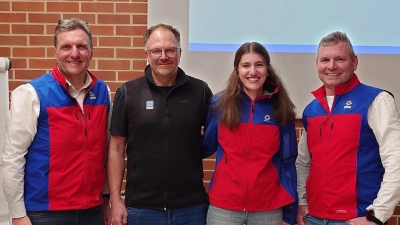Bild von links nach rechts: Robert Heilig, Markus Arnold, Lena Dickert, Timo Schmidt. (Bild: Hendrik Huber)