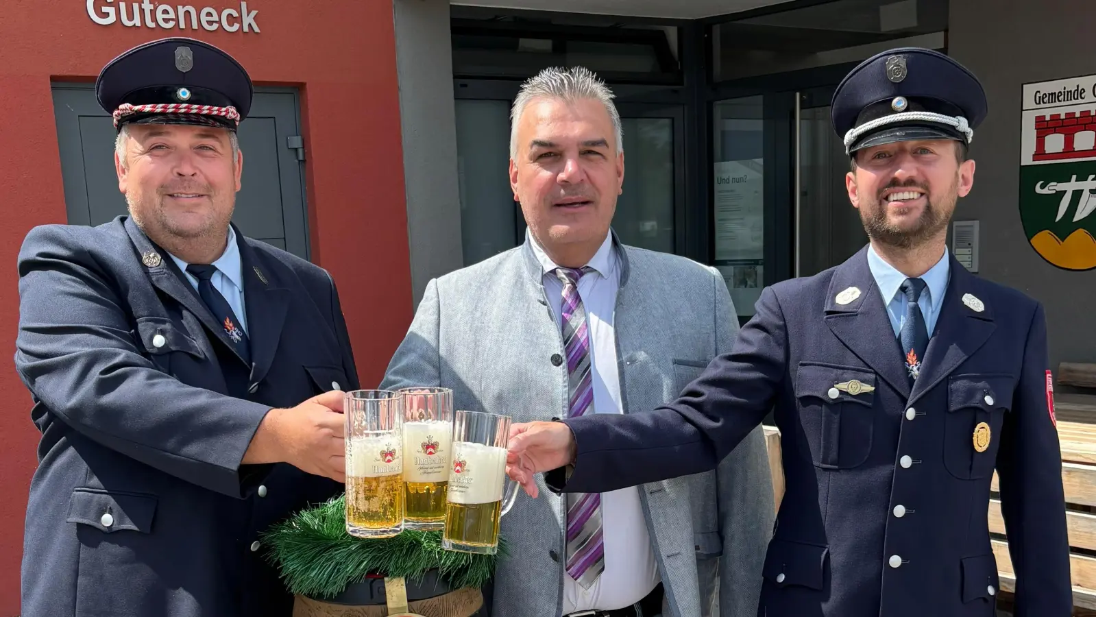 Bierprobe bei der Freiwilligen Feuerwehr Guteneck (Bild: Roland Kederer)