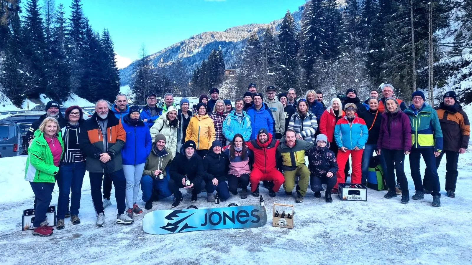 45 Skifahrer genossen den Tag in Südtirol (Bild: Heinz Siebert)