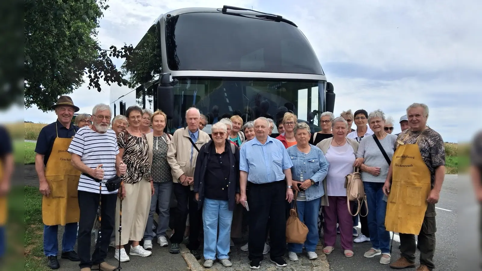 Besuchergruppe aus dem Vogtland. (Bild: Herbert Konrad)