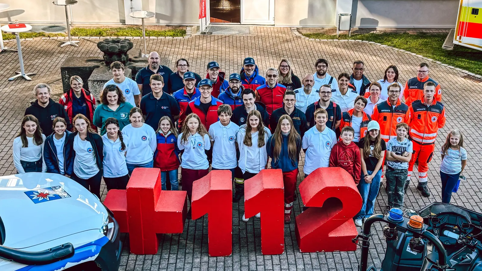 Verschiedene Blaulichtorganisationen - ein starkes Miteinander. (Bild: Eva-Maria Bühler)