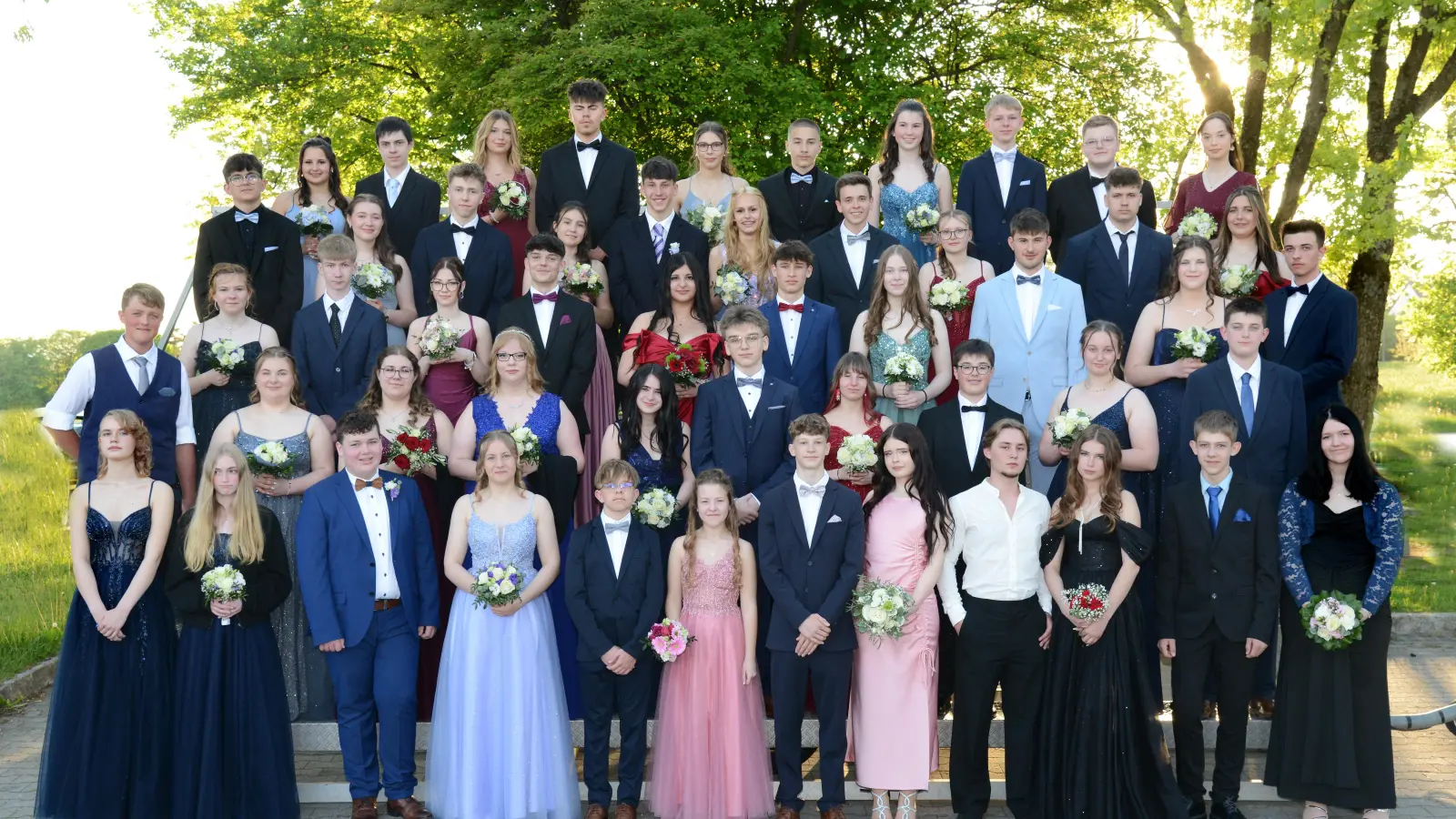 Die Tanzpaare der Pfalzgraf-Friedrich-Mittelschule (Bild: Foto Kraus Vohenstrauß )