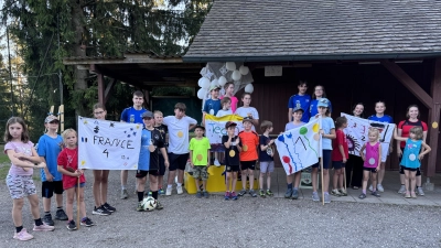 Zum Abschluss wurde der Medaillen-Spiegel ausgewertet (Bild: Leonie Bodendörfer)