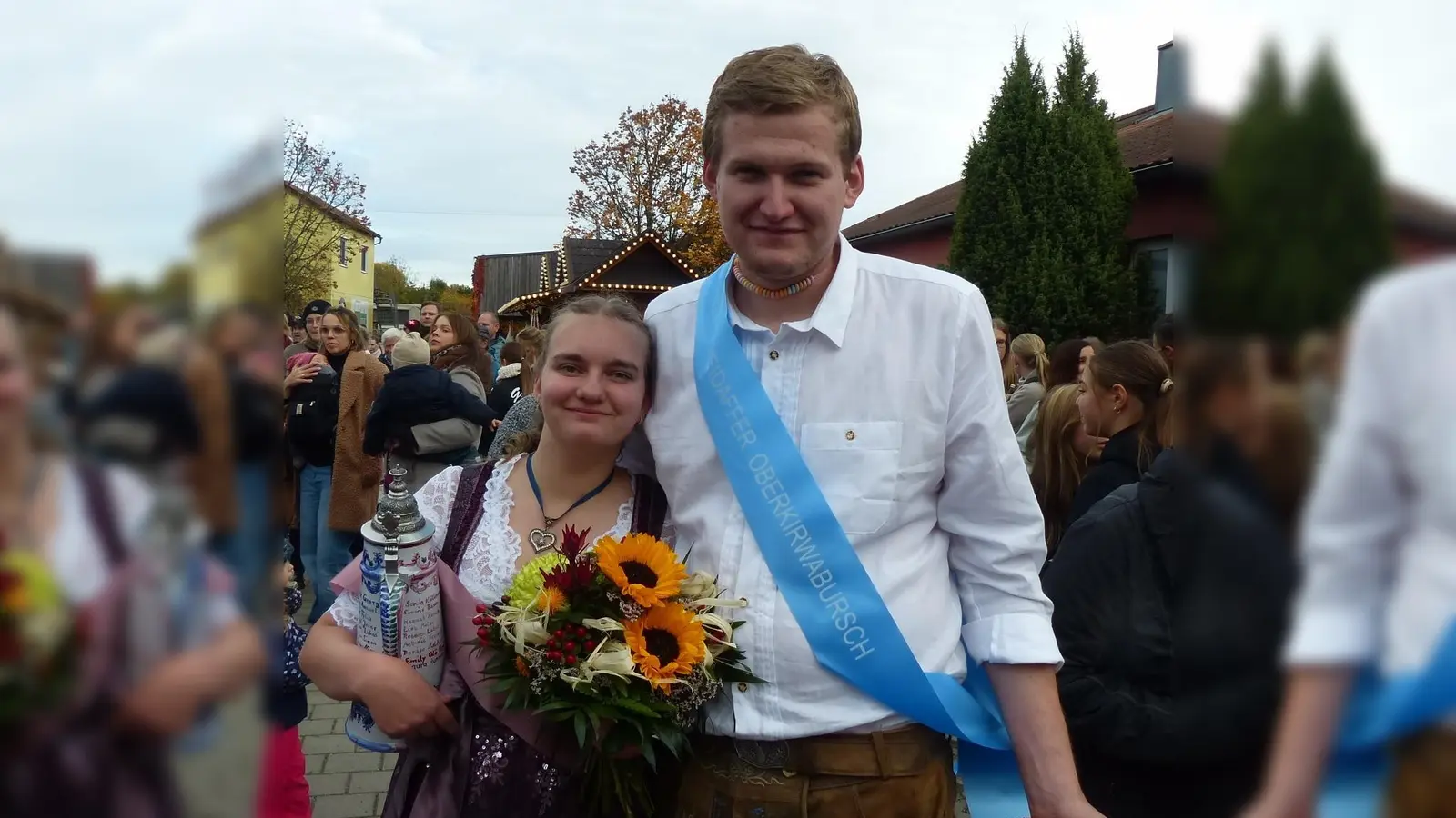Teresa und Max, das neue Oberkirwapaar (Bild: Hans Meißner)