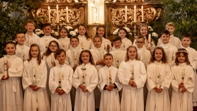Alle Kommunionkinder (Bild: Katharina Luber)