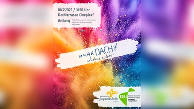 Farbenfroh zeigt sich die letzte Dachandacht „true colors”.  (Grafik: Patrick Hummer)