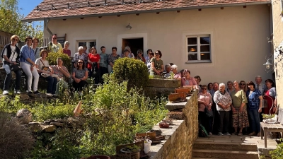 Gruppenbild in der Klostermühle (Bild: Martina Graf)