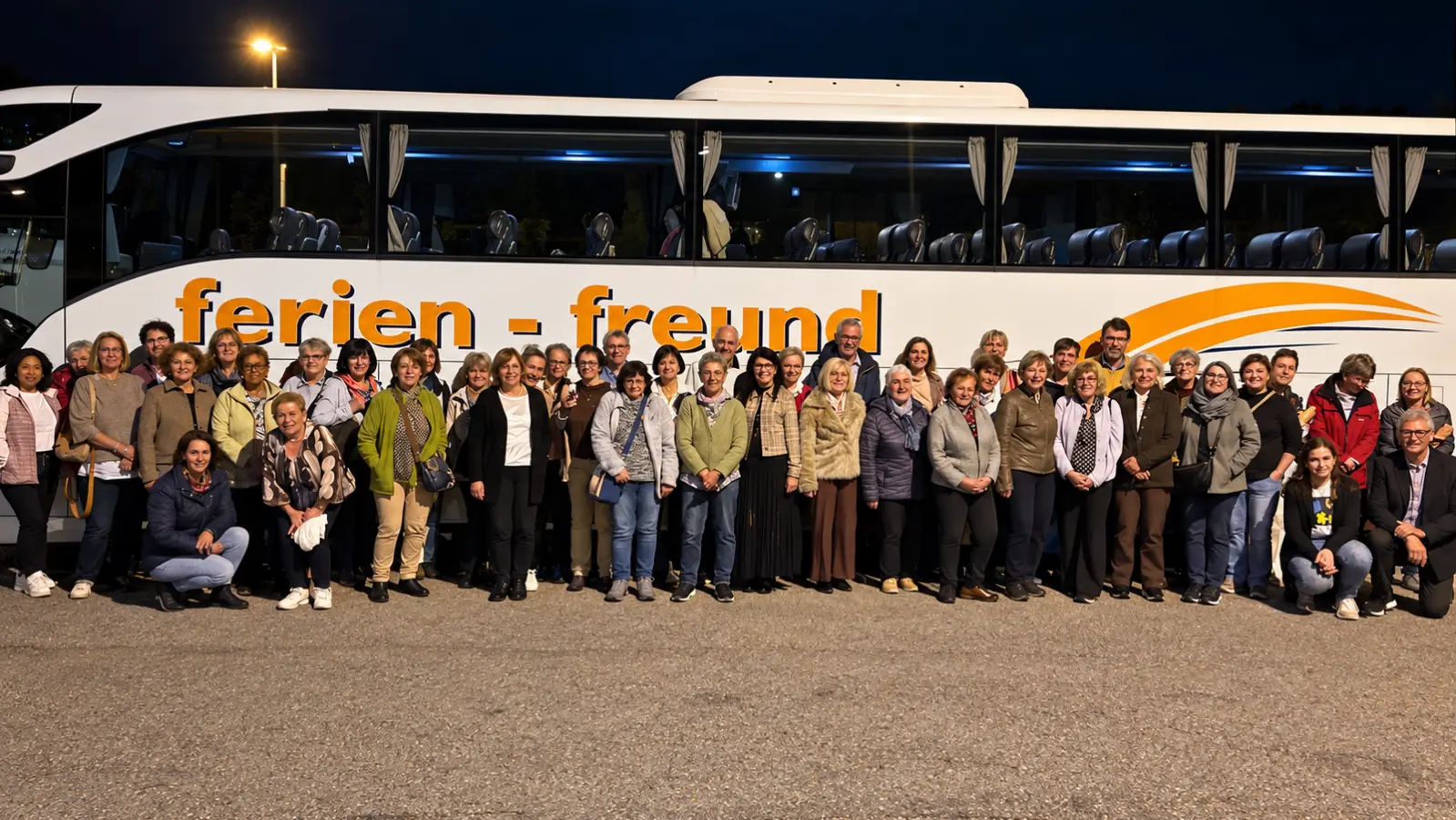 Die begeisterten Teilnehmer der Musicalfahrt der SV Kauerhof Turnabteilung freuen sich bereits auf die nächste Fahrt. (Bild: Jürgen Meidenbauer)