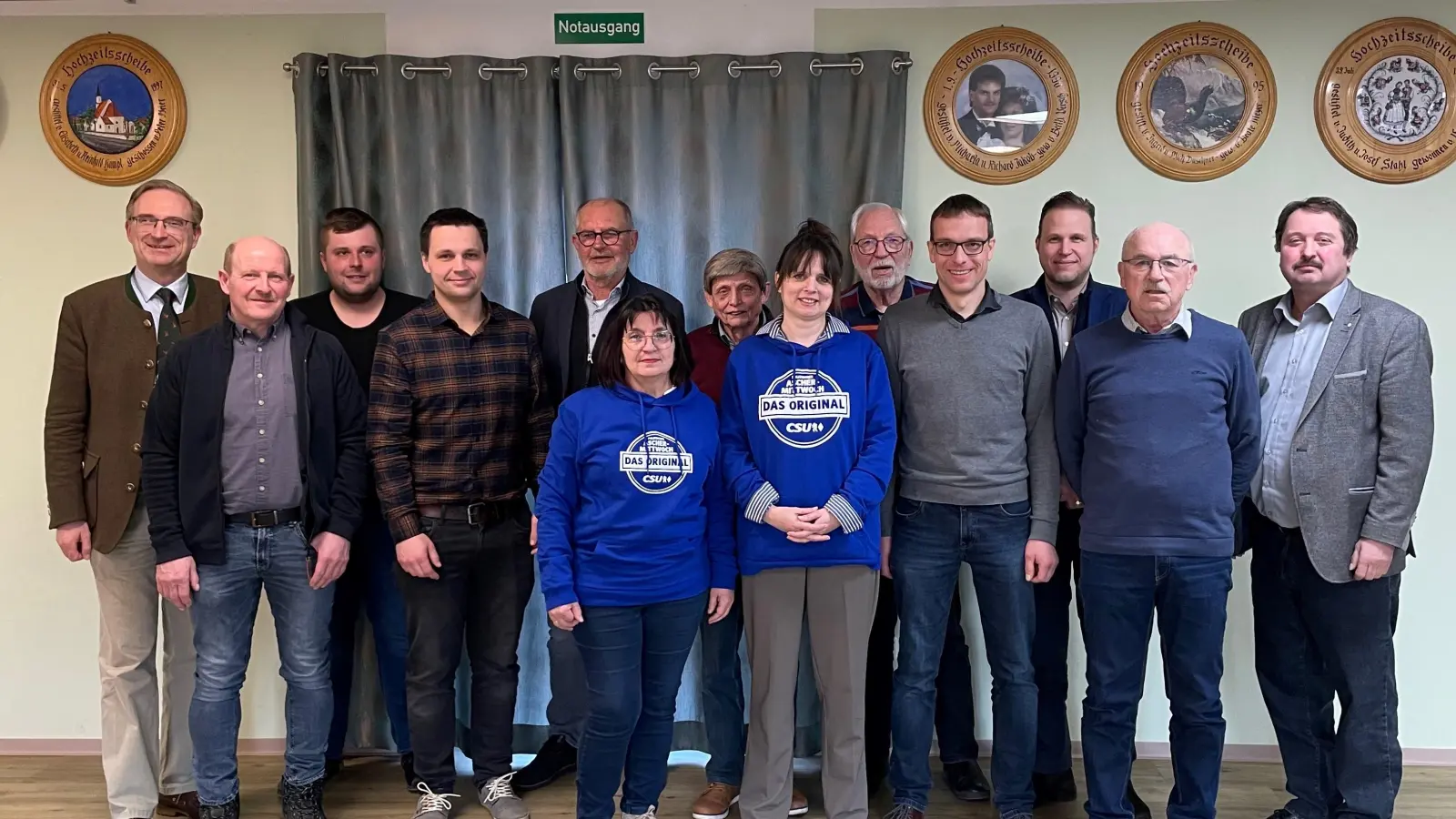 Das Führungsteam bei der CSU Trausnitz.  (Bild: Sabine Danzl-Hauer)