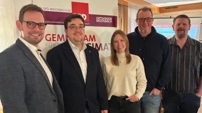 Vorstandschaft SPD Moosbach mit Kandidaten aus Eslarn. (Bild: Kraus Saskia)
