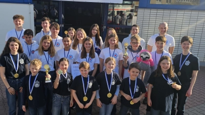 Siegermannschaften des Kreiswettbewerbs. (Bild: Doris Kraus-Boetcher)