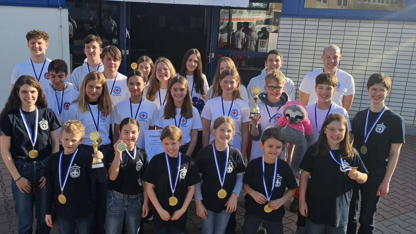 Siegermannschaften des Kreiswettbewerbs. (Bild: Doris Kraus-Boetcher)