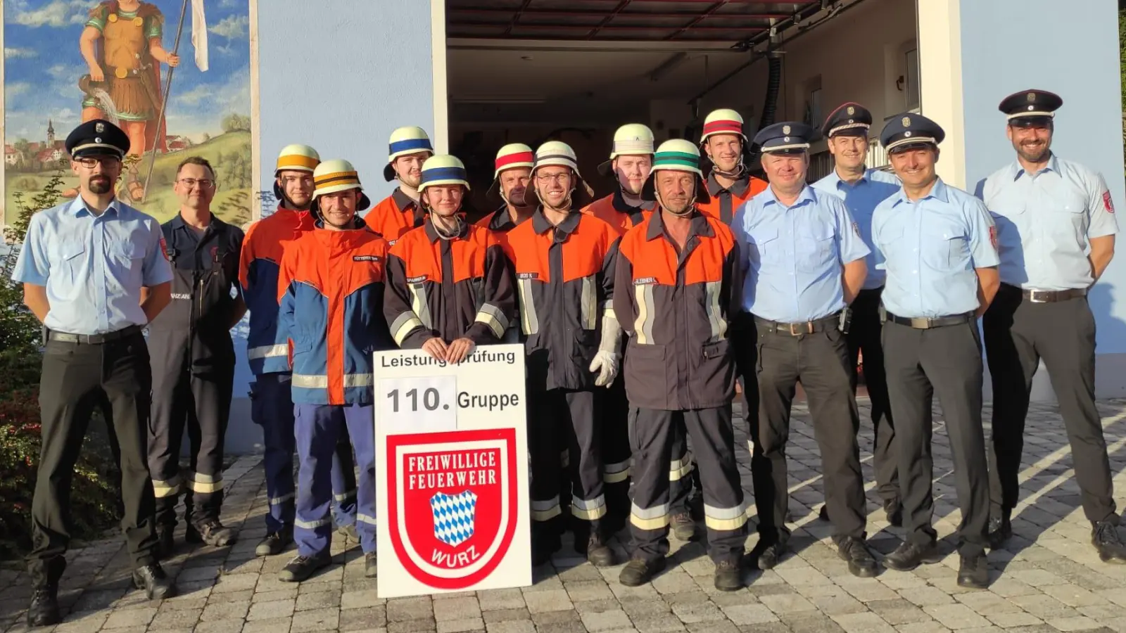 Gruppe der 110. Leistungsprüfung (Bild: Sebastian Weidner)