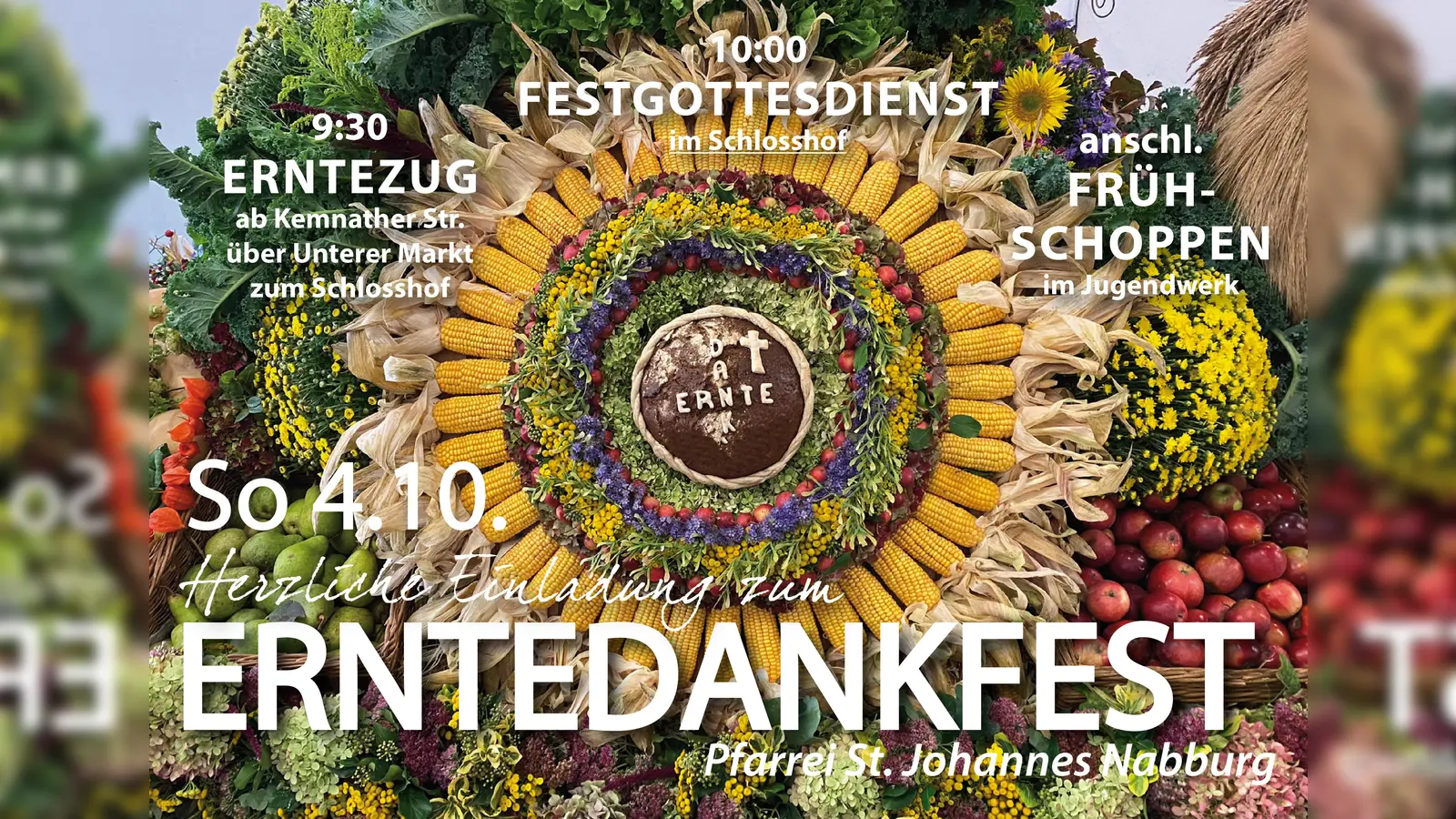 Einladung zum großen Erntedankfest (Bild: Hannes Lorenz)