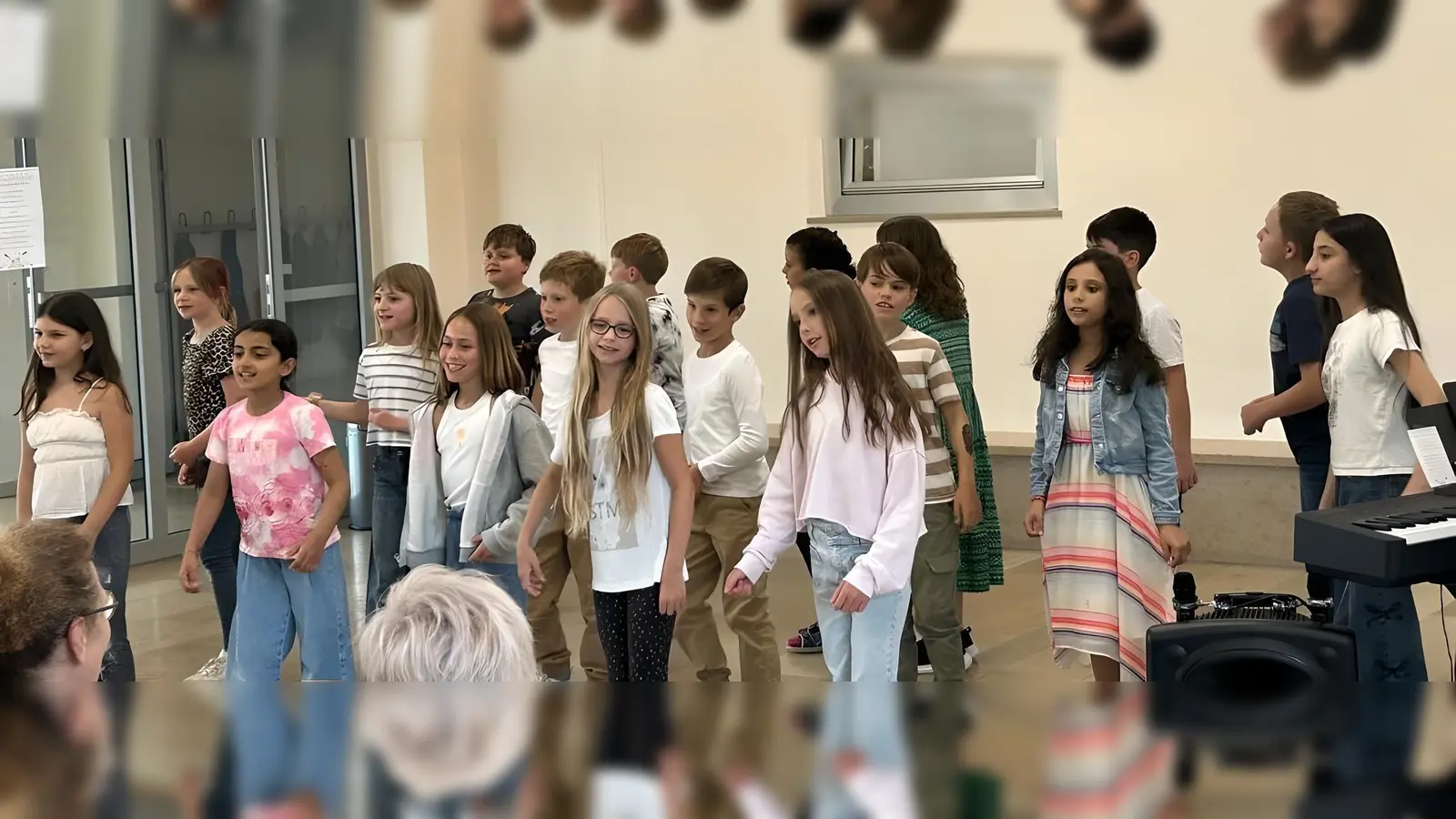 Von Tabaluga zur Bayernhymne: Klassenkonzert der Klasse 3 A (Bild: Theresa Böhme)