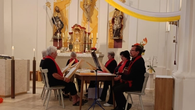 Veehharfen-Gruppe Musikverein Waidhaus (Bild: Andrea Olbrich)