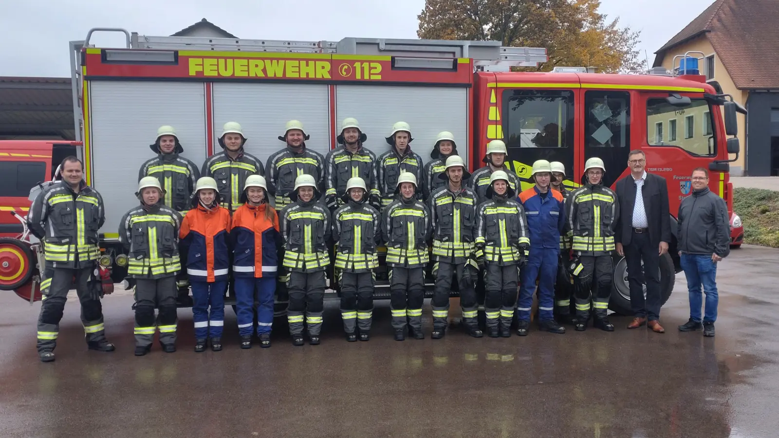 Leistungsabzeichen Wasser der Feuerwehr Stulln. (Bild: Theresa Eules)