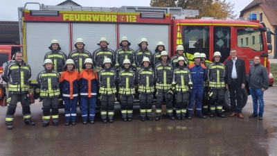 Leistungsabzeichen Wasser der Feuerwehr Stulln. (Bild: Theresa Eules)