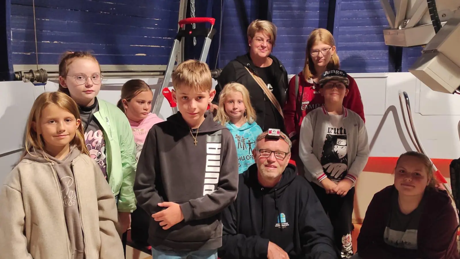 Schützenverein Ottengrün in der Sternwarte Tirschenreuth (Bild: Verena Zant)