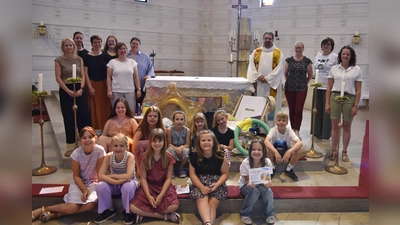 Kindersingkreis Kirchenthumbach. (Bild: Christine Sporrer)