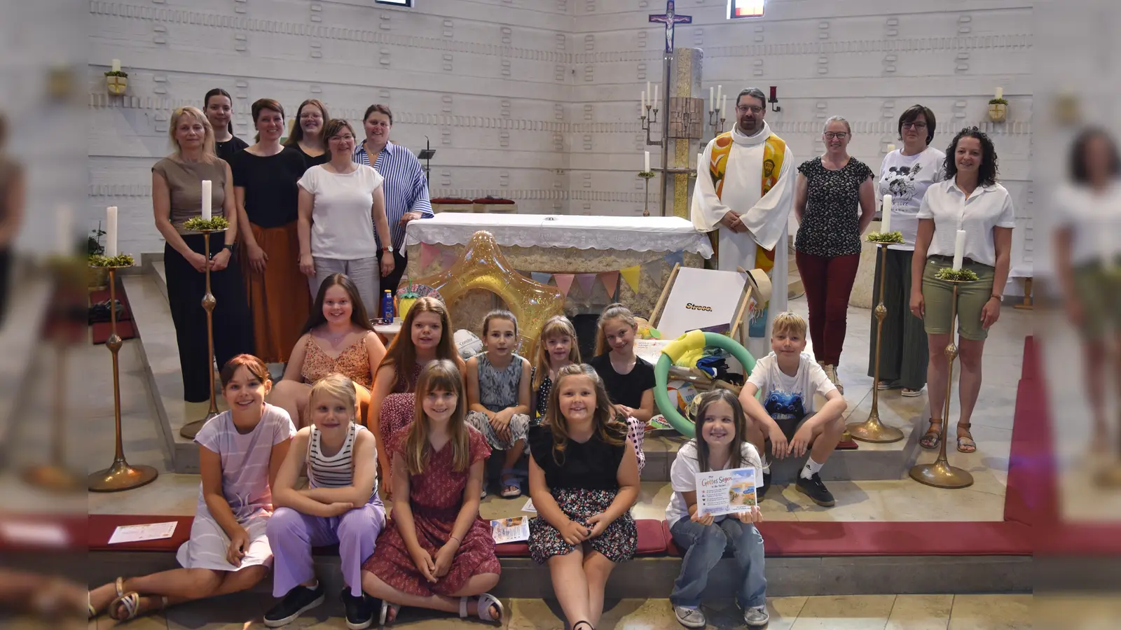 Kindersingkreis Kirchenthumbach. (Bild: Christine Sporrer)