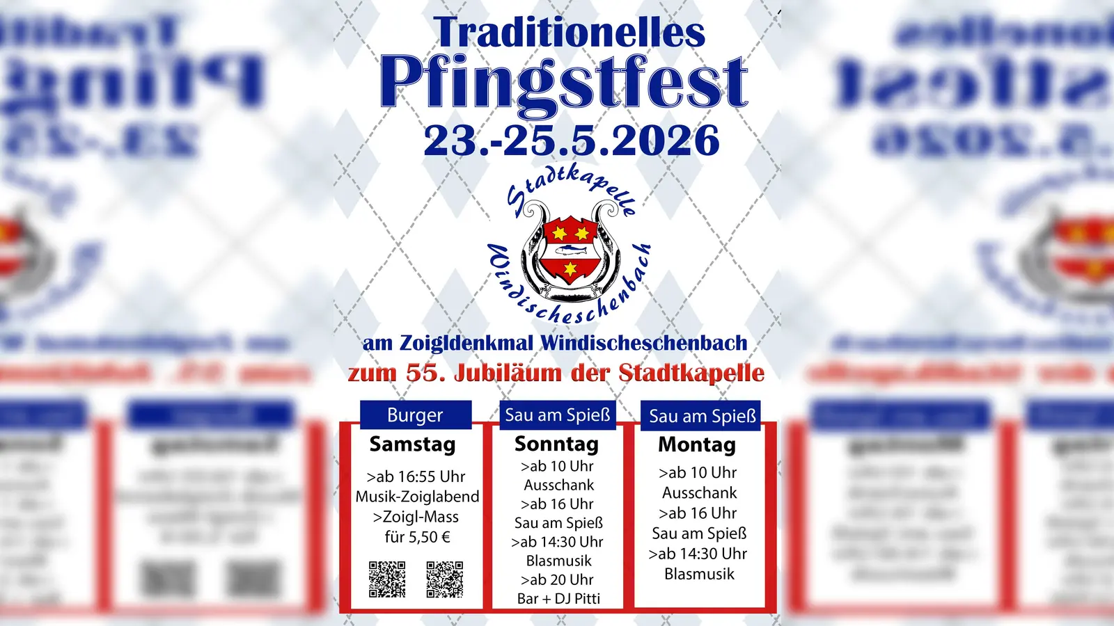 Auf geht´s zum traditionellen Pfingstfest der Stadtkapelle Windischeschenbach. (Bild: Markus Zimmermann )
