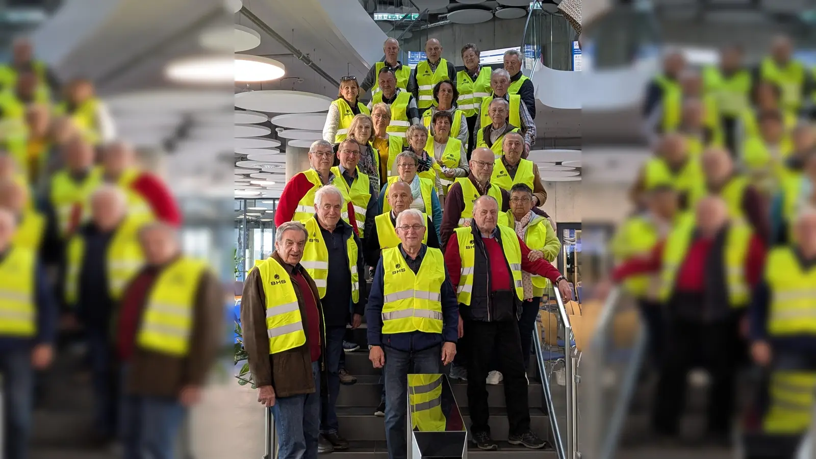 Teilnehmer der Kolpingfamilie Nabburg bei der Betriebsbesichtigung BHS Weiherhammer (Bild: Kurt Koppmann)