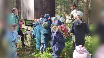 Walderlebniswochen des Kinderhauses Bärnau. (Bild: Patricia Kreuzer)