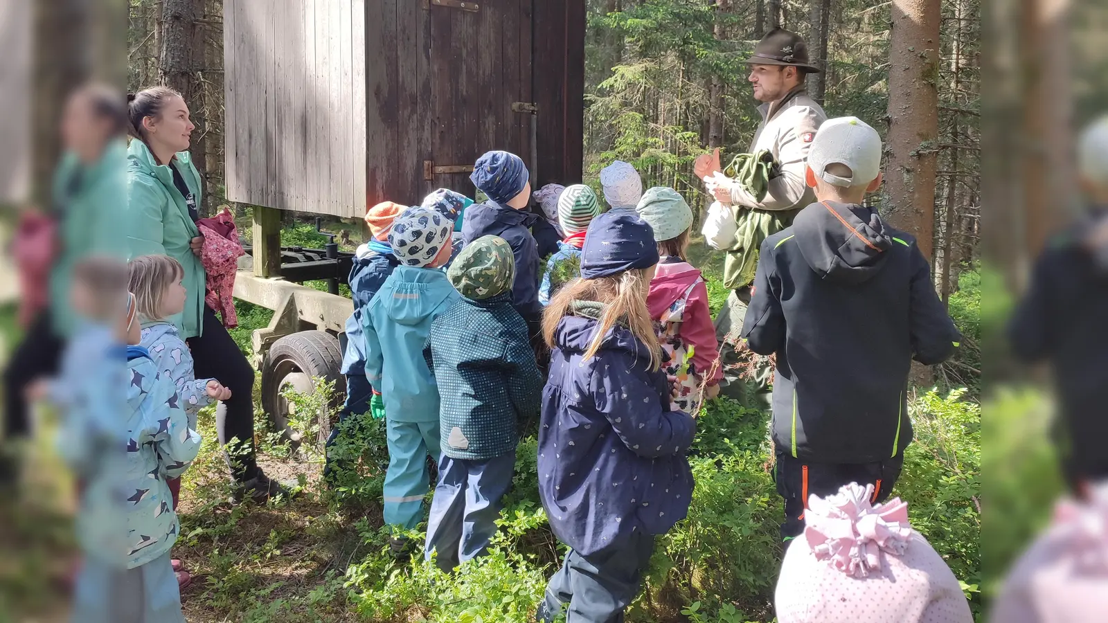 Walderlebniswochen des Kinderhauses Bärnau. (Bild: Patricia Kreuzer)