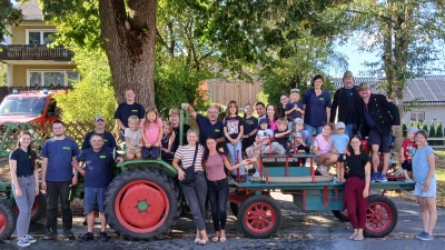 Spannender Ferientag bei Freiwilliger Feuerwehr Klobenreuth. (Bild: Martin Spörer)