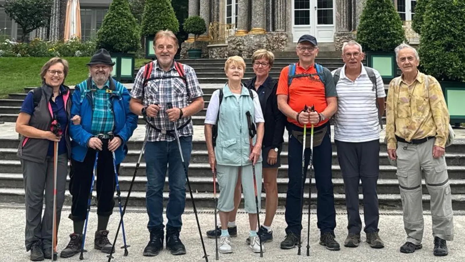 Der FGV Neusorg bei seiner Genusswanderung durch Bayreuth. (Bild: Irmgard Weiß)