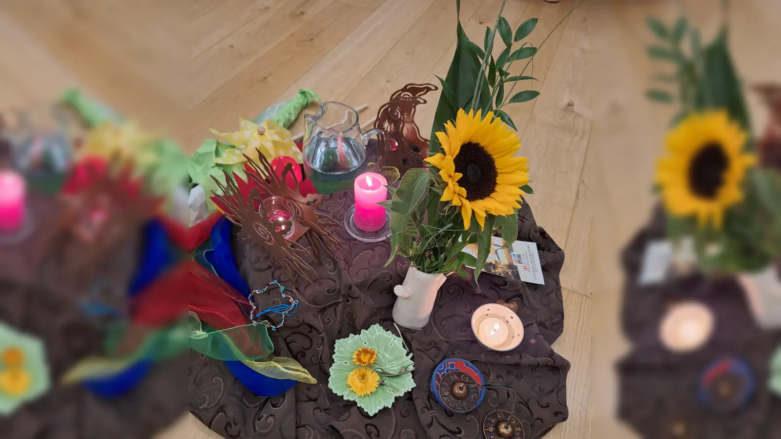 Die Sonnenblume als Lobpreis auf die Schöpfung. Der Heilige Franz von Assisi mahnt heute genauso, die Schöpfung zu bewahren, zu achten und wertzuschätzen. (Bild: Margarete Hirsch)