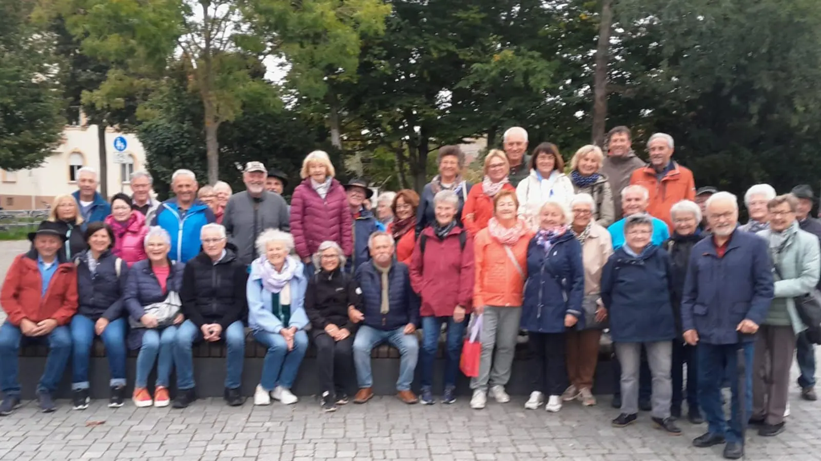 Die Gruppe aus der Gemeinde Freudenberg bei der Ausflugsfahrt nach Bamberg. (Bild: Franz Weiß)