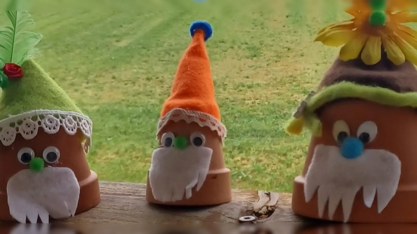 Basteln mit der Frauen-Union Floß im Kreislehrgarten (Bild: Christina Kreuzer)