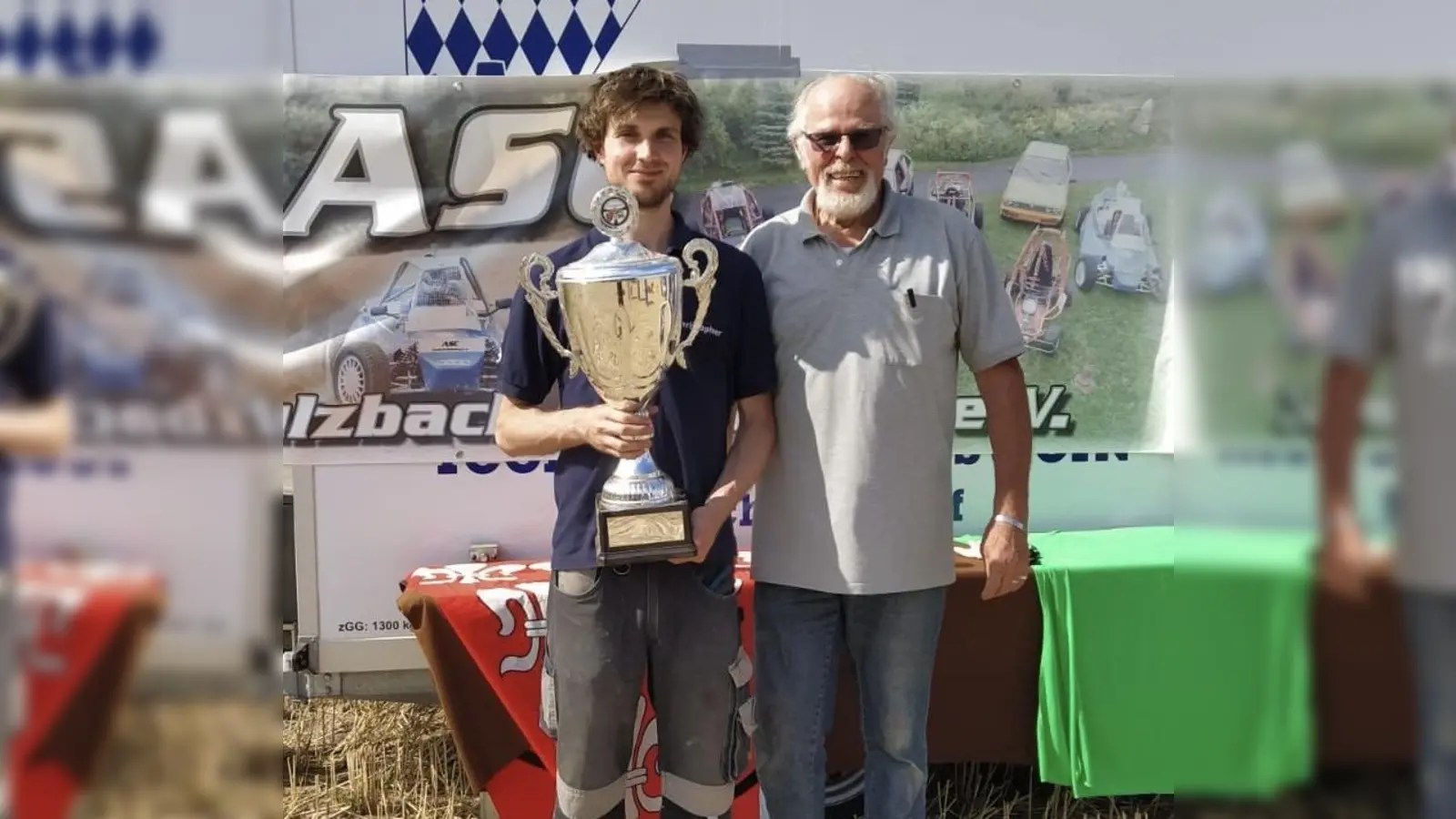 Schnellster ASC-Fahrer, Christopher Franz in seinem Eigenbau. (Bild: Michael Luber)