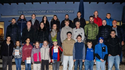 Sportabzeichenteilnehmer (Bild: Janine Siml)