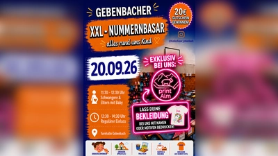 Flyer Basarfreunde Gebenbach e. V.  (Bild: Annette Bogner)