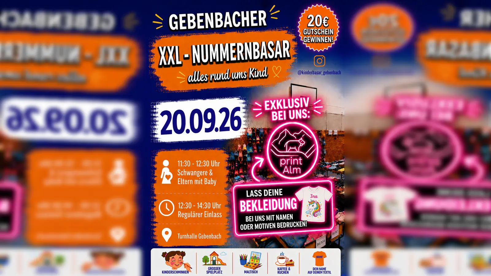 Flyer Basarfreunde Gebenbach e. V.  (Bild: Annette Bogner)