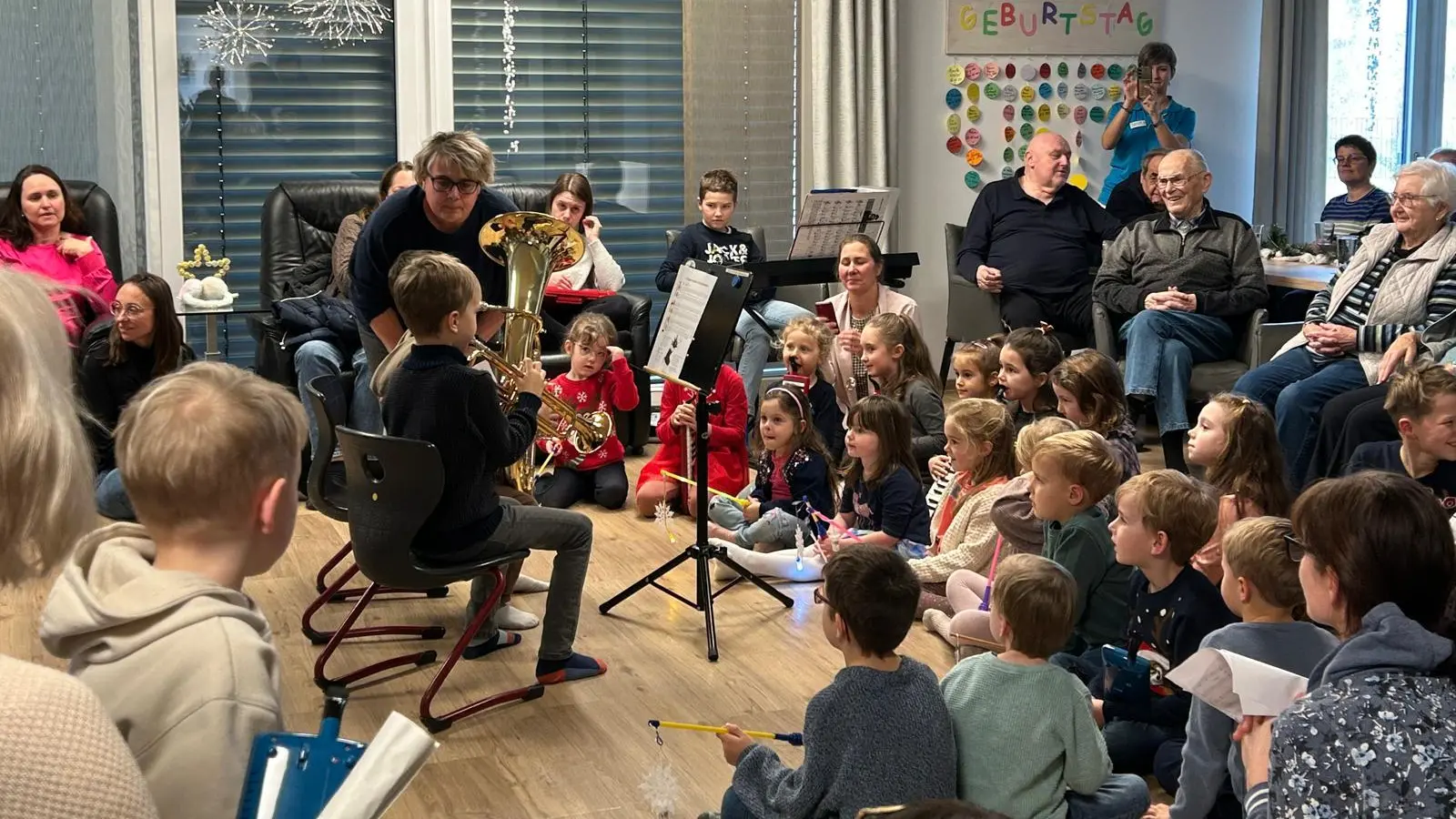 Musikschule in der Tagespflege - Überzeugende Leistung (Bild: Franz Völkl)