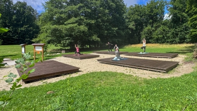 Stadtwald-Plattformen. (Bild: Pauline Manzke)